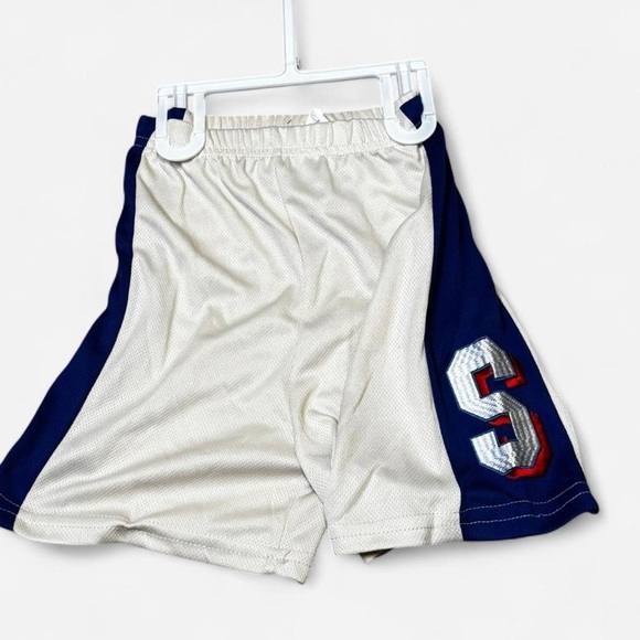 Blue and White Striped Kids Outfit with Spider Patch NWT Size 6 - Picture 2 of 4